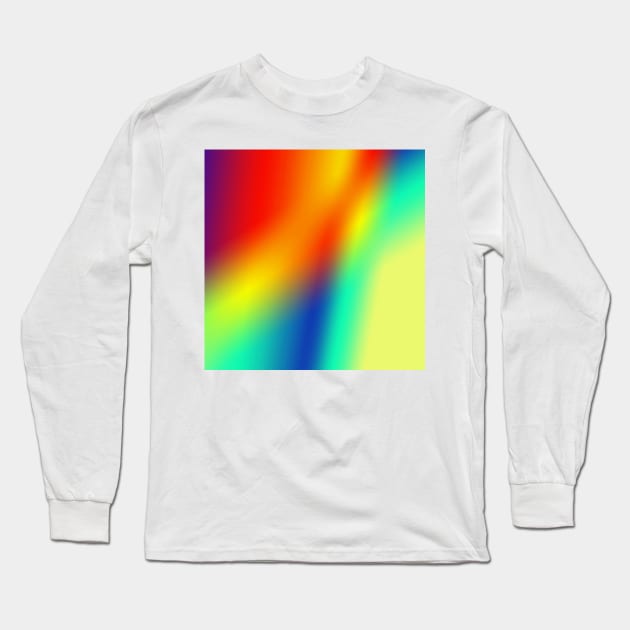 red blue green abstract texture background Long Sleeve T-Shirt by Artistic_st